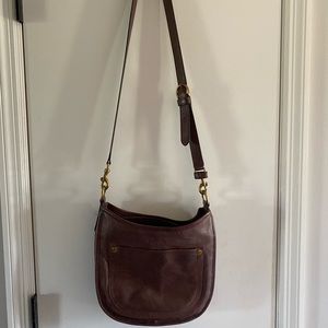 Frye Campus Crossbody in merlot
